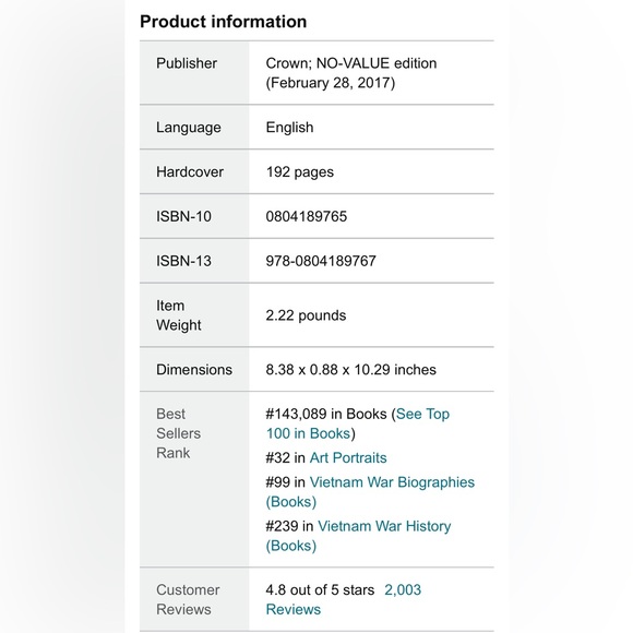 Collectable Book "Portraits of Courage" Original Art by George W. Bush - Picture 6 of 8